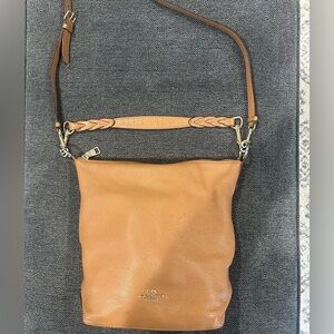 Coach Brown Leather Crossbody Bag